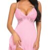 Avidlove Women Lace Chemise Sleepwear Babydoll Teddy Lingerie