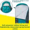5b0d05fe6a7def74 Bessport Schlafsack Flannel für Camping 3-4 Jahreszeiten - 10 °C-20°C | Winter Schlafsack Leichtgewichtig, Wasserdicht und Warm für Erwachsene und Kinder,Rucksackreisen,Camping, Wandern und Reisen