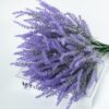 5b0d5d66c389519c Ouddy Decor 24 Bundles Artificial Lavender Flowers Fake Plastic Purple Flowers Outside UV Resistant for Home Wedding Kitchen Garden Patio Window Box Centerpieces Indoor Outdoor Decor (Gray Purple)