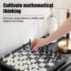Magnetic Folding Multi Size Portable Black and White Chess Puzzle Leisure Game