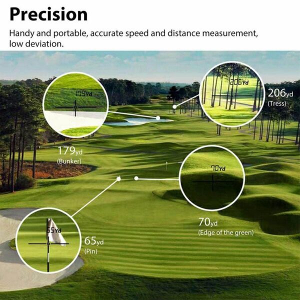 5b1c24c03f46f145 1000 Yards Golf Digital 7x Laser Distance Range Finder Telescope Lcd Rangefinder Measurement Tool