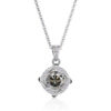 5b23be251ebd807b JoyceJelly 6.5mm 1ct Moissanite Necklace For Women S Sterling Sier Jewelry Lab Created Diamond Pendant Clavicle Chain Gift