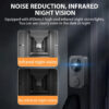 5b24ac7d2357a8f1 4.3'' IPS Screen 2.4G Wireless Visual Intercom Doorbell with Screen Smart High-definition Video Monitoring Two-Way Intercom