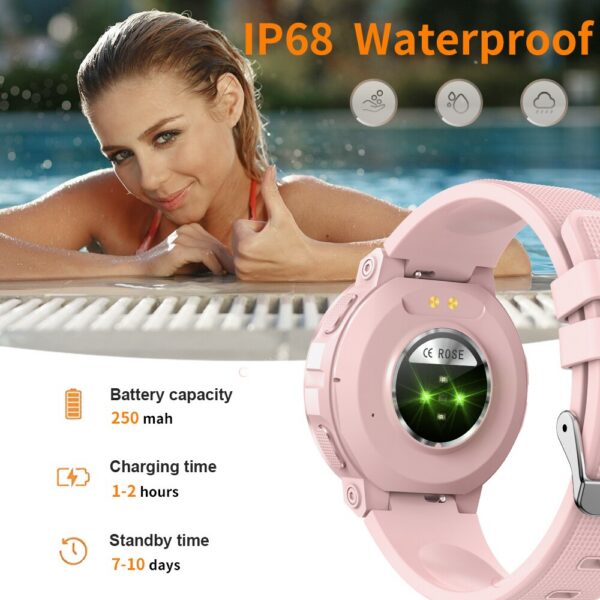 MELANDA Sport Smart Watch Women Bluetooth Call Smartwatch IP68 Waterproof Fiess Tracker Health Monitoring for IOS Android 60