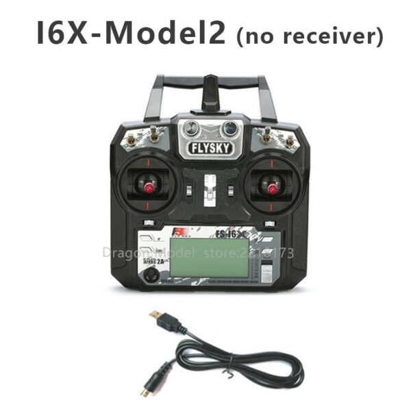 FLYSKY FS-i6X FS i6X 10CH 2.4GHz AFHDS 2A RC Transmitter With iA6B or iA10B Receiverfor Drone Airplane