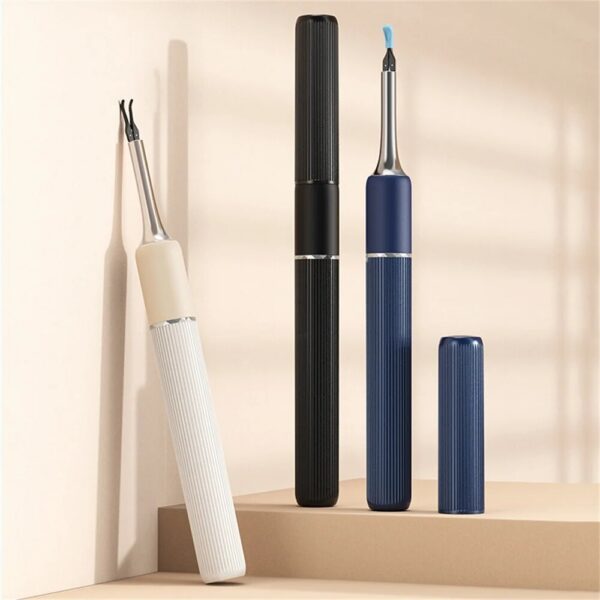 5b3c4ffd71f0abb6 Visual Endoscope 3.2mm Camera Len Electric Cleaner Otoscope Wax Removal 8MP HD Pixels Ear Tweezer Kit Tools