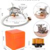 5b5f3d635bb8a689 Colmthys Camping Gas Stove, Portable Windproof Backpacking Burner Cooking Stoves 3500W for BBQ Outdoor Cooking Hiking Fishing Picnic with Piezo Ignition Adapters Converter