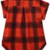 Koneseve Dog Shirt Plaid Dog Clothes for Small Dogs Boy Girl Cat Clothes Soft Puppy Outfit Adorable Pet T-Shirts Kitten Grid Costume Apparel Thanksgiving Christmas Clothing ( Yellow; L/Large )