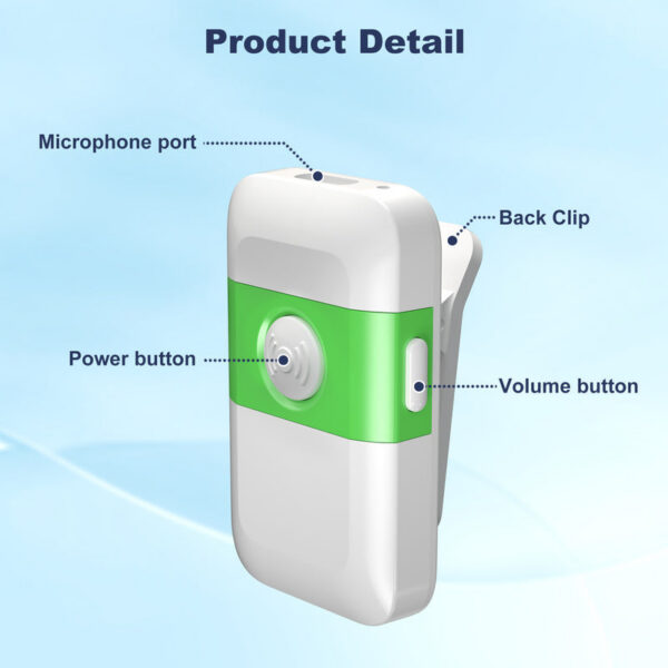 5b6e3f8d9903e55d HealthTree Rechargeable Pocket Aids Digital Sound Amplifier Audifonos for Elderly Deafness Severe Hearing Loss USB