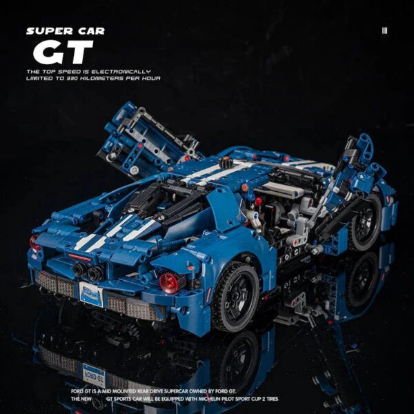 Moc 42154 Technical Super Sports Car Building Blocks Set Model Racing Vehicle Assemble Bricks Toys For Kids Adult Gift