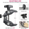 5b771c110ed119a3 Ulanzi R094 Metal Super Clamp with Double Ball Head Magic Arm Clamp with 1/4" 3/8" Hole for DSLR Camera Monitor Light Mic Mount
