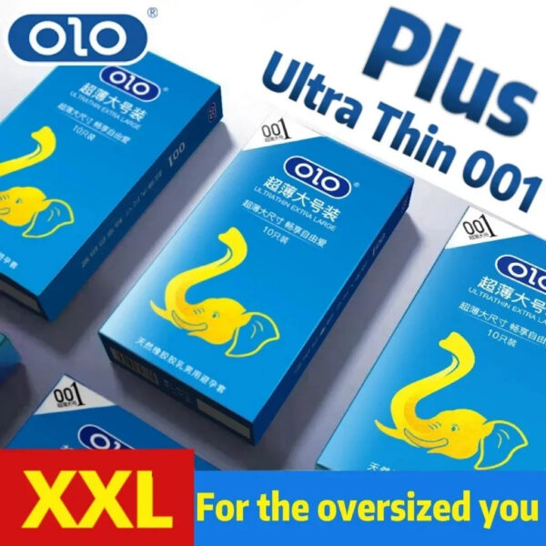 5ba919416930c6d8 10Pcs 0.01 Ultra Thin Condom 55mm XXL Size Sex Toys for Adult Contraception Sleeves for Penis Plus Size Safety Condoms Sex Tools