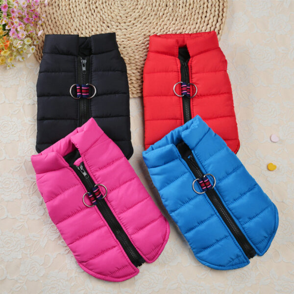 Warm Cotton Dog Vest Clothes Chihuahua Pet Clothing Autumn Winter Jacket Coat Outfit For Small Medium Dogs Cats Pug