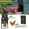 Automatic Aluminum Opener Timer Controlled Open/Close Door Anti-Pinch Function Chicken Coop