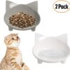 5bf9223e5e580e94 Cat Food Bowl, Anti-Skid Base, Non-Toxic Material, Dishwasher Safe, 14.5cm Diameter