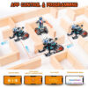 5c0af01dd92f2fe3 724pcs 4 in 1 City Technical Programming RC Robot Building Kit Stem Racing Car 6-16 Year Old Kids Bricks Toys for Boys Gifts