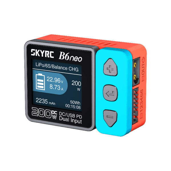 SkyRC B6 neo Smart DC 200W PD 80W LiPo Battery Balance SK-100198 Compact 6S Charger Discharger