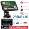 5c2709e175c610e3 5 Inch Car Truck Navigation FM Transmitter GPS Navigator 256MB+8G Free Update Europe Australia North America Map USB TF