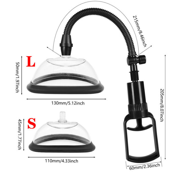 Manual Vagina Female Pussy Pump Breast Sucking Massager Vaginal Clitoral Suction Cup Women Adult Sex Toys