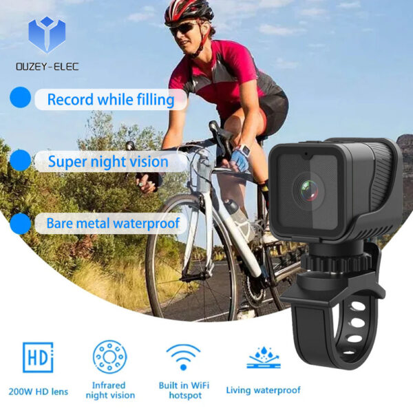 5c5086830053d263 Sports Mini Waterproof Camera 1080P Motorcycle Bike Driving Recorder Mobile DV