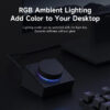5c516b2e77b55d8f Hagibis Knob USB C Hub With Shortcut Buttons Type-C Docking Station Volume Adjustment Desktop Controller 2.5G RJ45 for Macbook