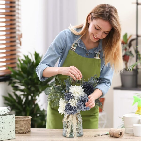 5c5de8e0765e1ac4 CEWOR Artificial Flowers with Vase Faux Flowers in Vase Fake Flowers Bouquet for Table Centerpiece Decorations Home Kitchen Decor
