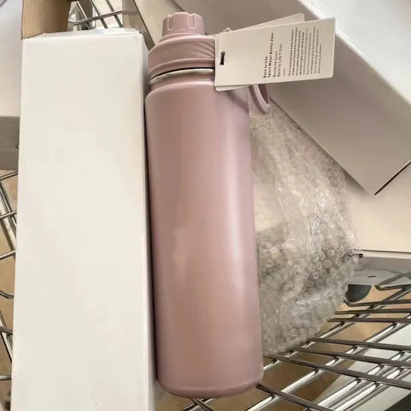 5c5e5b500caafebb 710ml Lu Insulated Sports Bottle Water Bottles Stainless Steel Pure Titanium Vacuum Portable Leakproof Outdoor Cup