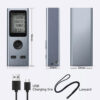 Mini Rangefinder 30M High Precision Measurement Laser 24g USB Rechargeable Handheld Distance Meter Smart Portable