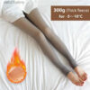 Hosiery Christmas Winter Warm Tight Women's Wool High Waist Hot Socks Insulated False Transparent Pantyhose Z230810