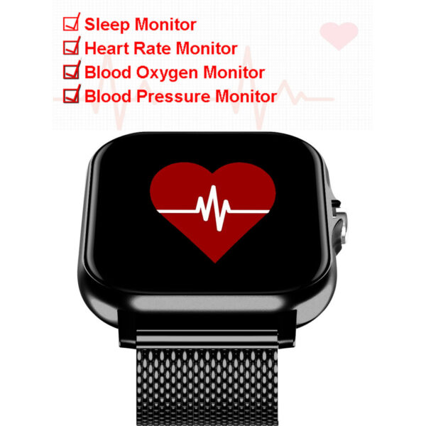 5c89305e5196926a Square Smart Watch Women Men Smartwatch Touch Dial Call Music Smartclock For Android IOS Fiess Tracker Sport Smart-watch