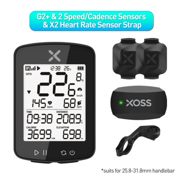 XOSS G2 Plus Bike Computer ANT+ Cadence Speed Wireless GPS Cycling Speedometer GPS Bike MTB Waterproof Smart Bicycle Odometer