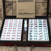 Numbered Mahjong 144 Tiles Mini Mah-Jong Set Portable Toy with Box Traditional Chinese Version Game