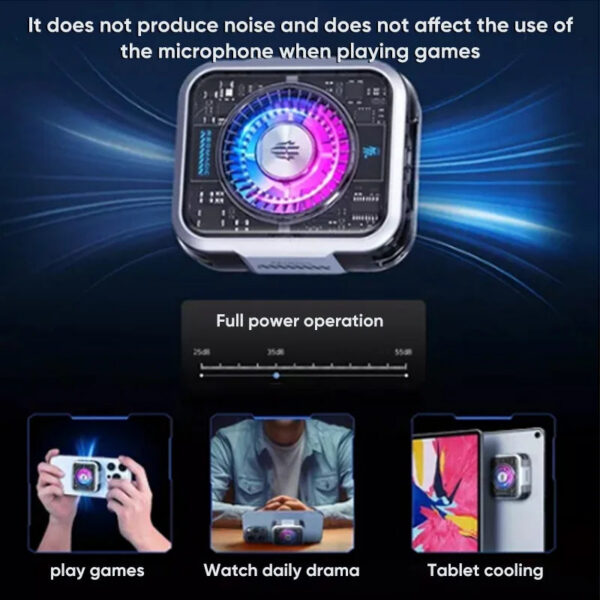 Redmagic VC Liquid Cooler 5 Pro Magnetic Phone Cooler for Games/Live Streaming for Red Magic 9s Pro iPhone 16 Pro Max Xiaomi 14