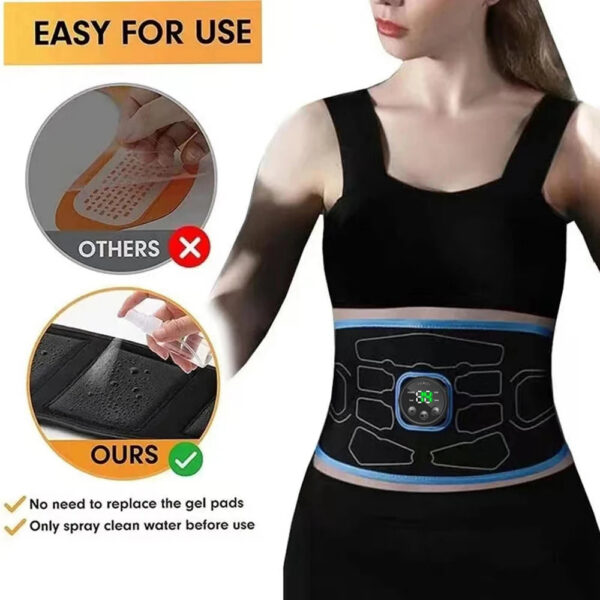 5d2774dcce550e70 EMS Abdominal Toning Belt Electric Muscle Stimulation Muscle Toner Portable Fitness Massager Waist Trainer Body Slimming Shaping