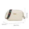 Rilibegan Embroidered Camera PU Material Casual Small Square Versatile Single Bag Printed Shoulder Strap