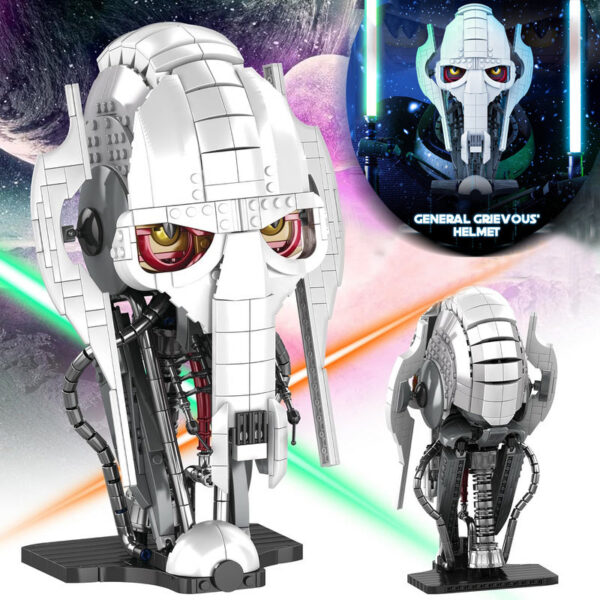 788pcs MOC Idea General Grievous Building Blocks Bricks Model Helmet Collection Assembg Toys for Children Adults Gift