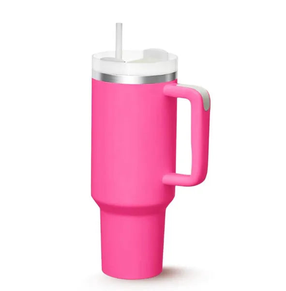 Electric 40oz Tumbler Yellow Orange Green QUENCHER H2.0 Stainless Steel Tumblers Cups with Handle Lid and Straw Winter Neon Pink Car Mugs GG0326
