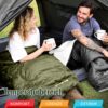 5d6f6754e248f1d8 KingCamp Schlafsack Outdoor Warmer Deckenschlafsack für Erwachsene 3 Jahreszeiten leicht zu tragen wasserabweisend & warm für Kinder Erwachsene beim Camping & Outdoor Kleines Packmaß