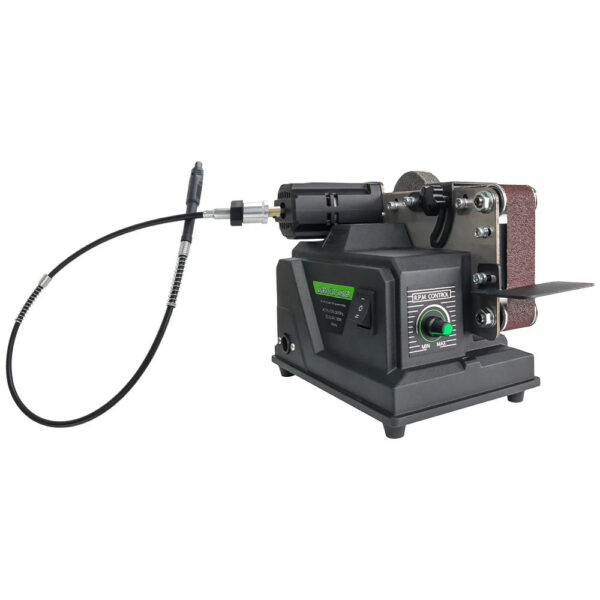 Allsome Mini Belt Sander, 180W Electric Sander with 10pcs 533*30mm Sanding Belts, Suitable for Makita 18V battery