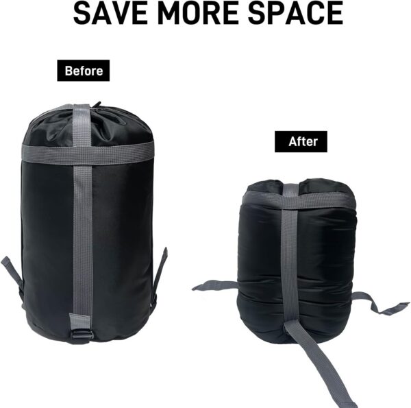 5d9fffea1e780cba Compression Stuff Sack for Sleeping Bag, 11L/15L/20L/30L/40L Space Saving Storage Bags for Travel, Lightweight Waterproof Organizer for Camping Hiking Backpacking