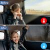 2 Pack Breathable Mesh Side Sun Shades, Stretch Car Screens Baby/Camping Heat B