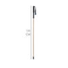 Bamboo Trekking Poles Carbon Fiber Hiking Portable 5-Section Foldable Outdoor Walking Sticks Walk Cane Climbing Equipment