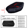 V Shape Marine Waterproof DustproontiUV Rain Snow Iatable Dinghy Fishing Rubber Boat Universal Kayak Cover