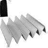 5dc5a9d55fa4a879 Semetall Camping Stove Windscreen 10 Plates Folding Outdoor Stove Windscreen Aluminum Camping Stove Windshield with Carrying bag-1Pack(3.3"W*9.5"L)