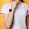 Laffav Compatible with Apple Watch Band 41mm 40mm 38mm iWatch Series 9 & Ultra 2 & SE & Ultra & Series 8/7/6/5/4/3/2/1 for Women Men, Colorful Jellyfish, M/L