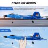 F22 Raptor RC Plane 2.4G 2CH Remote Control Flying Glider With LED Lights EPP Foam Airplane Toys For Children Gifts