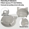 5e14083c3ef864a7 Cat Food Bowl, Anti-Skid Base, Non-Toxic Material, Dishwasher Safe, 14.5cm Diameter