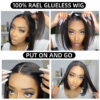 5e246e6dd326dabf Wear And Bob For Women 180% Straight Glueless Ready To Go Human Hair Wigs Pre Cut Lace Air Wig Sale