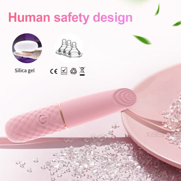 10 Speed Mini Bullet Vibrator Women Fast Orgasm Clitoris Stimulator Rechargeable Female Masturbation Goods Sex Toy for Adult