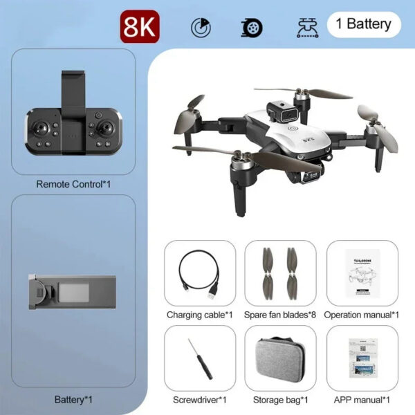 5e3ac3fd7f0ca0bd For Xiaomi S2S 8K 5G GPS Profesional HD Aerial Photography Dual-Camera Omnidirectional Obstacle Brushless Avoidance Quadcopter